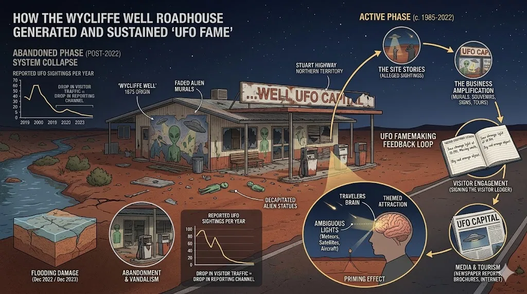 Overview image for Did Wycliffe Well Earn Its UFO Fame?