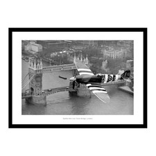 Listing image for Spitfire Over London Classic Aviation Photo Memorabilia (146)
