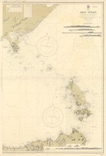 Listing image for Bass Strait Australia Tasmania Victoria Flinders ADMIRALTY chart 1868 (1954) map